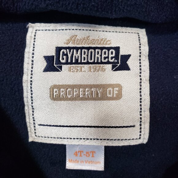 Gymboree Corduroy Trim Puffer Vest Size 4T - 5T Navy Blue Pockets Snap / A290 - Picture 6 of 7